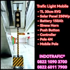 Lampu Traffic Light Mobile Solar Cell 1
