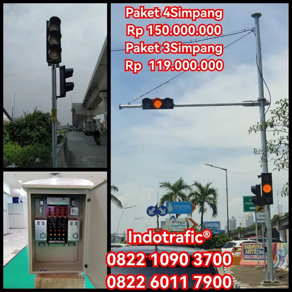 Paket Traffic Light 3 - 4 Simpang