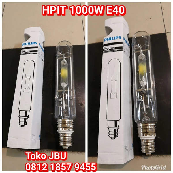 Lampu Bohlam HPI-T 1000W E40 543 Philips