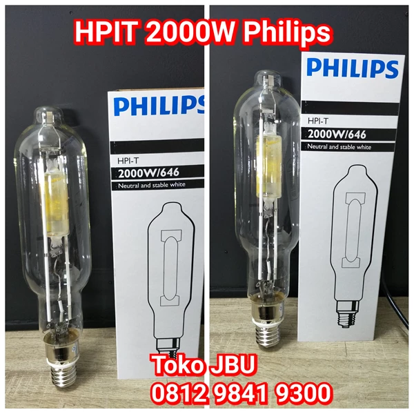 Lampu Bohlam Metal Halide 2000W E40 Philips