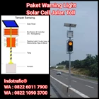 Tol Road Warning Lamp With Solar Cell 1