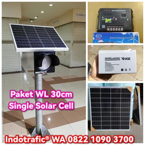Traffic Warning Light Single Solar Cell