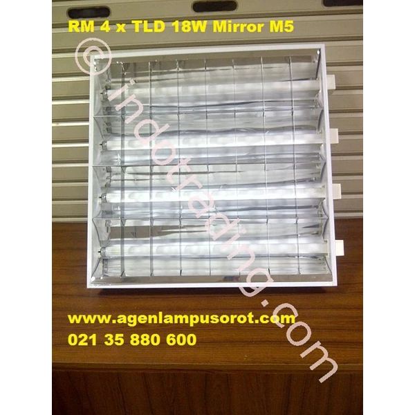 Rm 4 X 18W Stainless Mirror