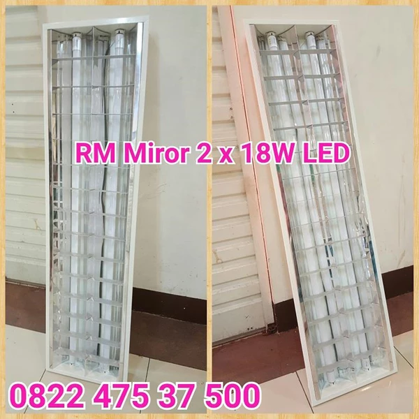 Lampu RM Mirror 2 X TL LED 16W 
