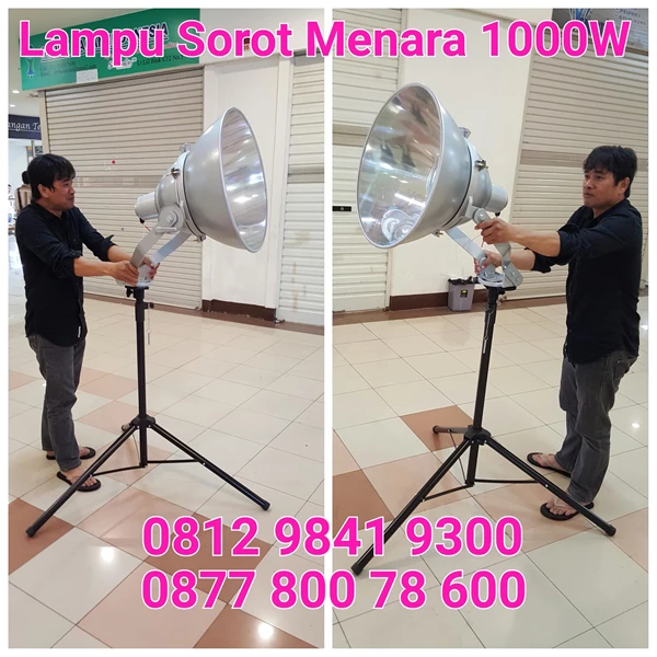 Lampu Sorot 1000W Portabel