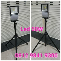 Lampu Sorot LED 50W + Tripod Stand