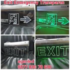 Exit LED Transparan 1