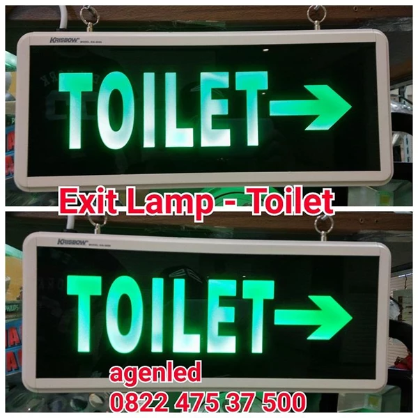 Lampu Emergency LED Toilet Krisbow