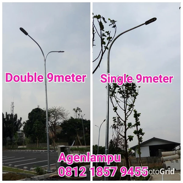 Street light Poles Octagonal 9 meters