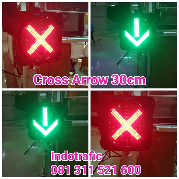 Lampu LED Cross Arrow 30cm