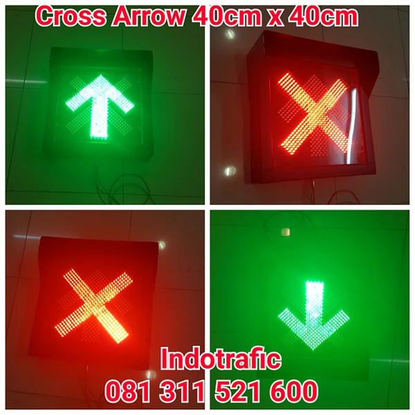 LED Arrow Cross 40 cm