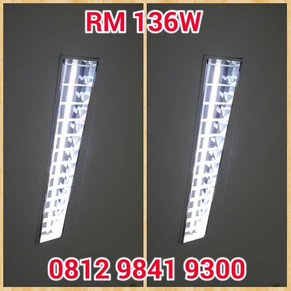 Lampu TL RMI 1 x 36W atau LED 1 x 16W
