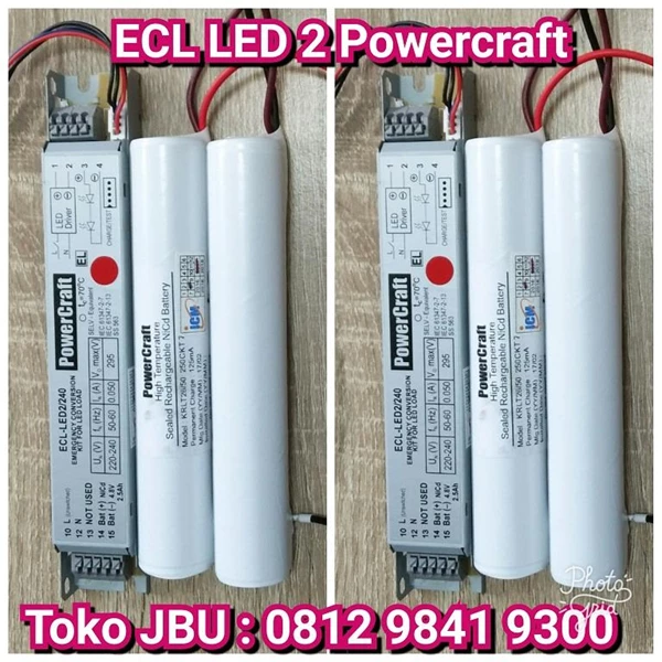 Lampu LED Emergency Battery ECL LED 2