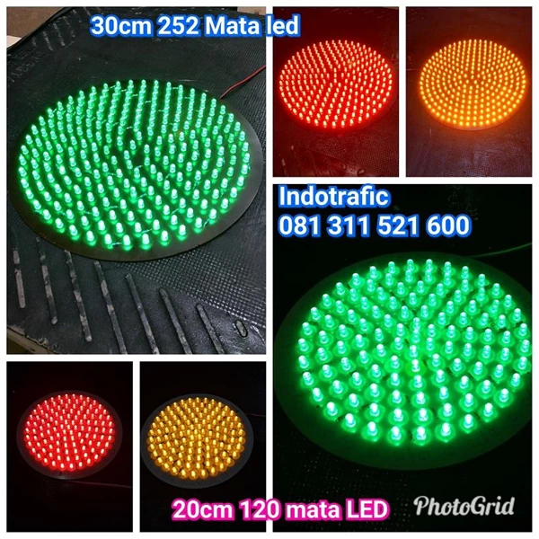 Lampu LED 30cm Modul Traffic Light