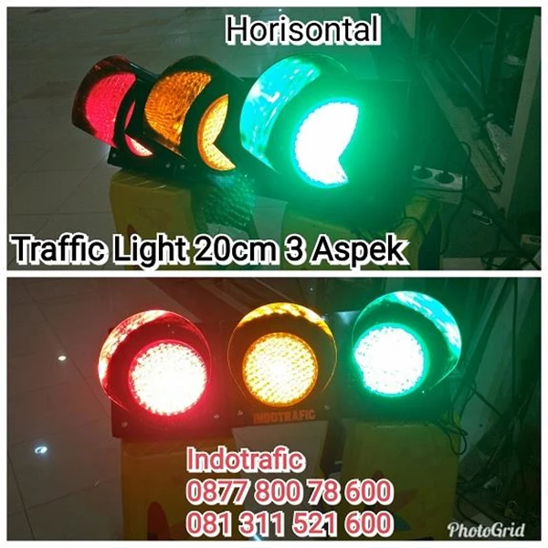 Lampu LED  Traffic Light Horisontal