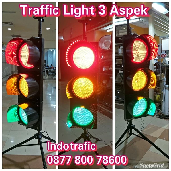 Lampu LED Traffic Light 3 Aspek