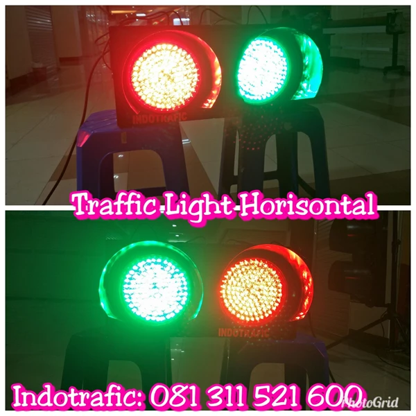 Lampu LED Traffic Light Model Horisontal 2 Aspek