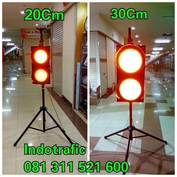 Lampu Traffic Light Warning Light 20cm dan 30cm