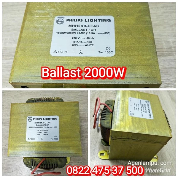 Komponen Lampu Ballast Metal Halide 2000W