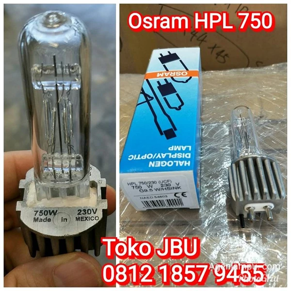 Lampu Bohlam Halogen HPL 750 Osram