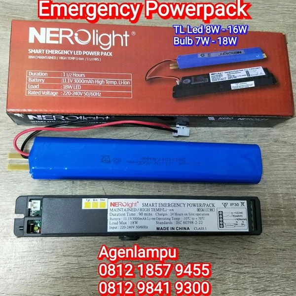 Lampu Emergency Charger TL LED