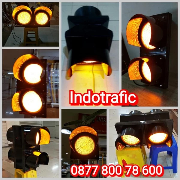 Lampu Traffic Light  Flashing Light