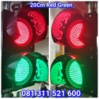 Lampu Traffic Light 2 Aspek Merah Hijau  1