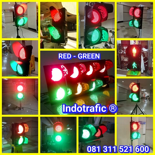 Lampu Traffic Light Merah Hijau