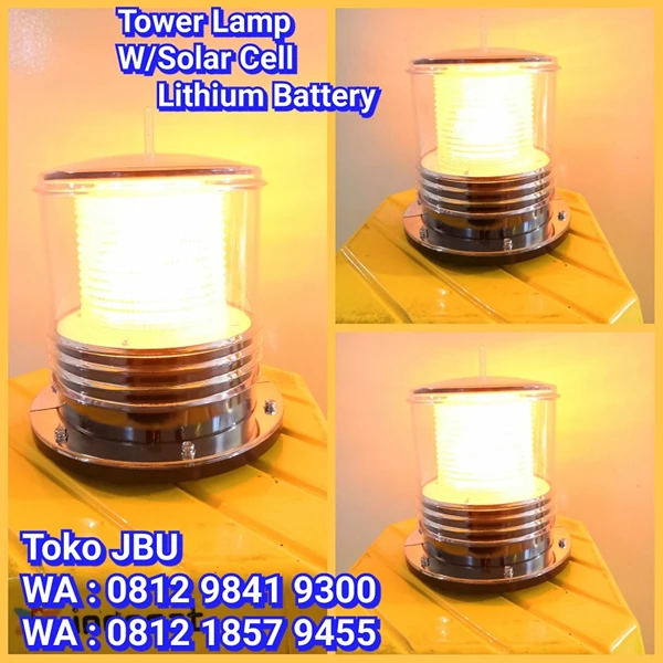 Lampu Tower SOlar Cell Yellow