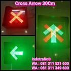Cross Arrow Light Sign 1