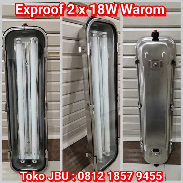 Exproof 2 x 18W Stainless Warom