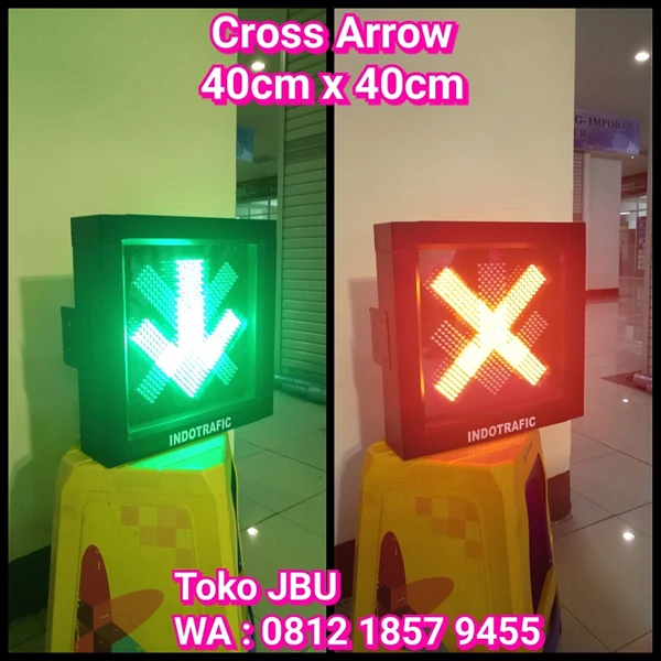 Cross Arrow Light 40cm Toll Gate