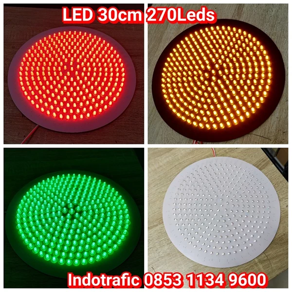 Lampu Traffic Light Modul LED 30cm