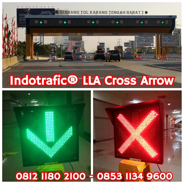 Lampu Traffic Light LLA 60cm Cross Arrow