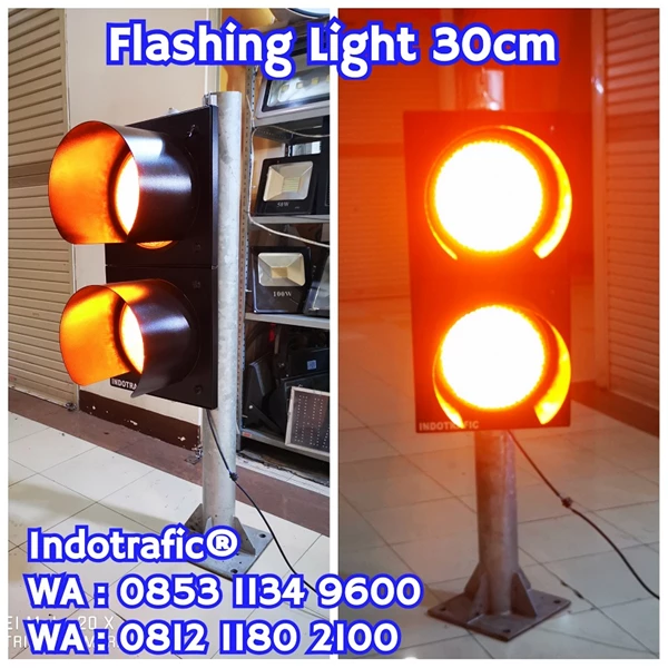 Lampu Traffic Light Flashing Box 2mm