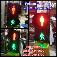 Lampu Traffic Light 20cm Pelican Crossing