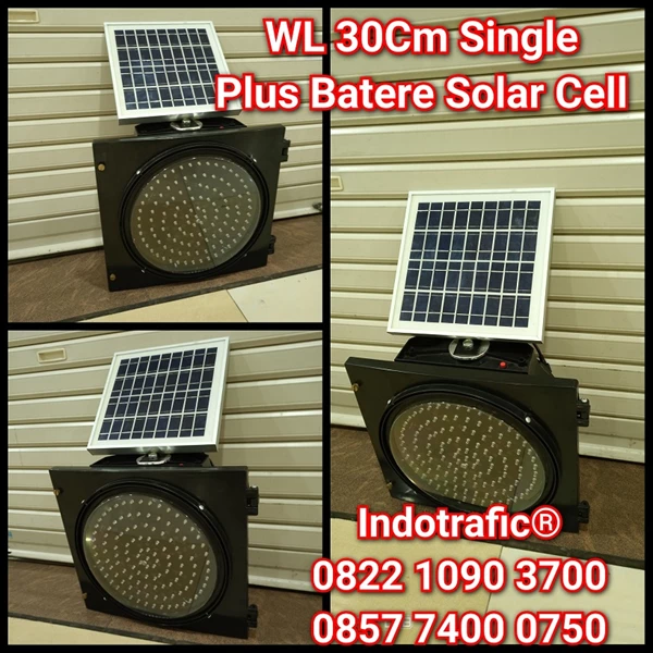 Warning Light Solar Cell Compact Set