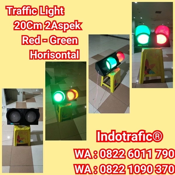 Traffic Light LED 20cm Horisontal